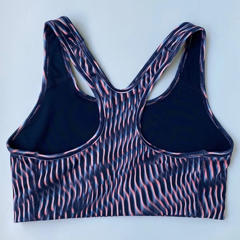 Nike Dri-Fit Racerback Sports Bra Swoosh Logo